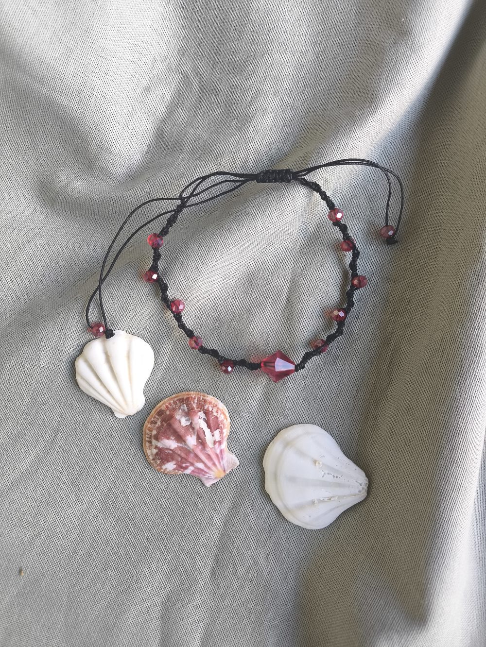 Red Aura Energy Beaded Bracelet